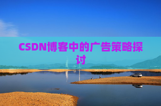 CSDN博客中的广告策略探讨